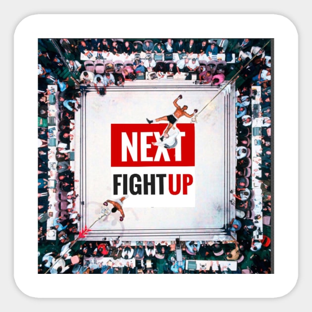 NextFightUp KnockOut Sticker by NextFightUpApparel